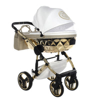 Poussette Junama Handcraft Glitter - Blanc