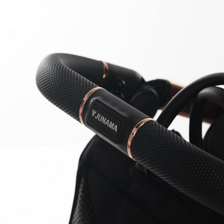Poussette Junama Diamond S-Line - Noir/Or Rose
