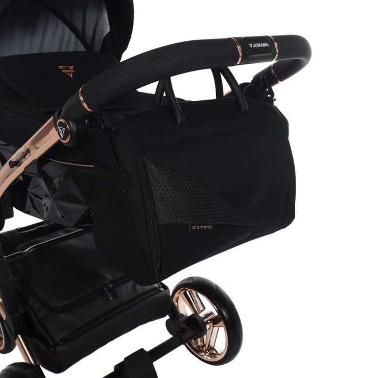Poussette Junama Diamond S-Line - Noir/Or Rose