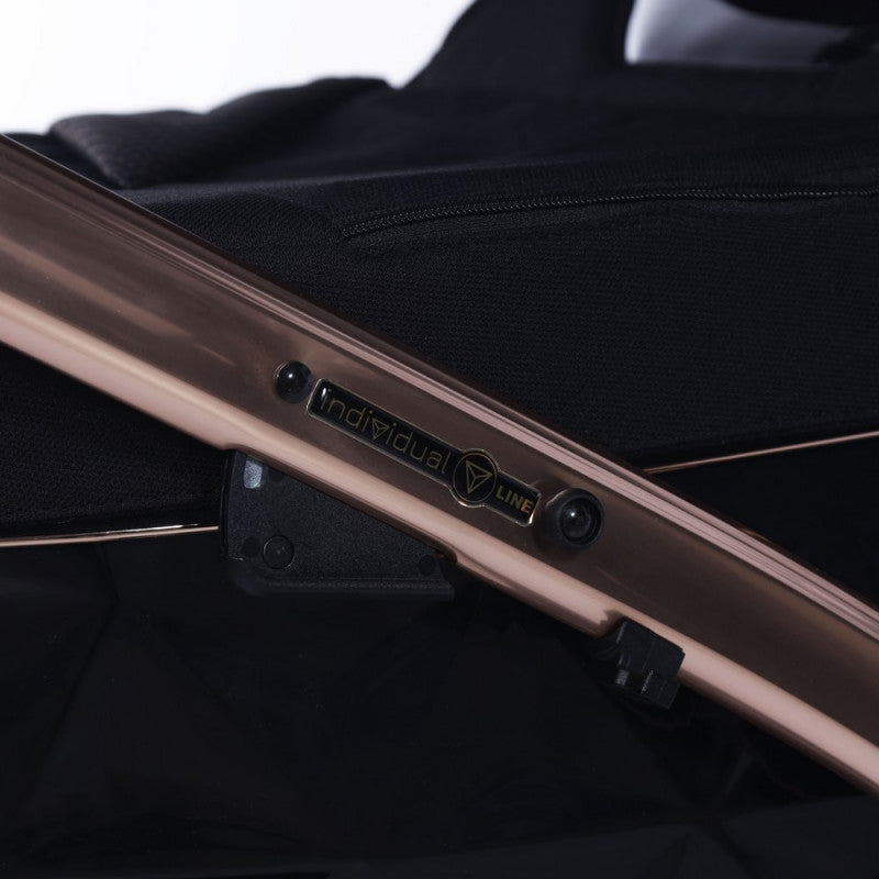Poussette Junama Diamond S-Line - Noir/Or Rose