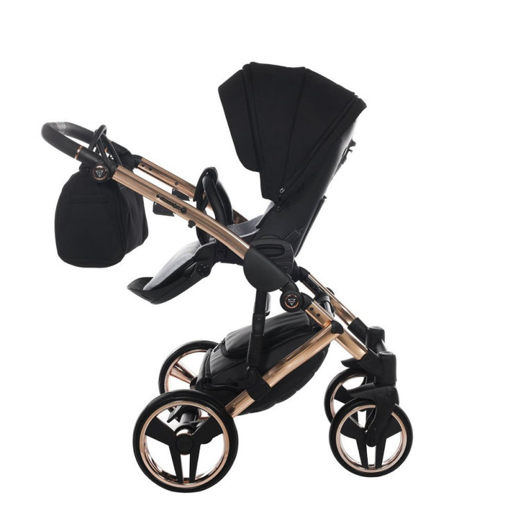 Poussette Junama Diamond S-Line - Noir/Or Rose