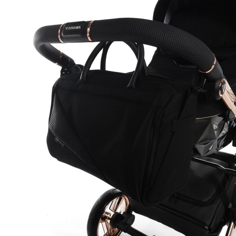 Poussette Junama Diamond S-Line - Noir/Or Rose