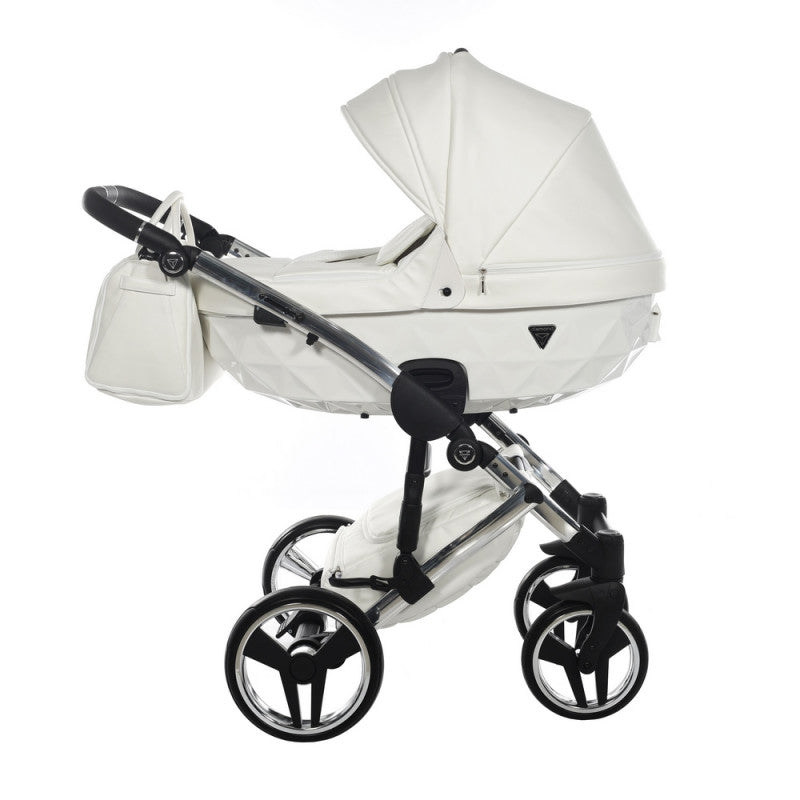 Poussette Junama Fluo Individual - Blanc /Argent