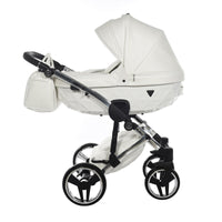 Poussette Junama Fluo Individual - Blanc /Argent