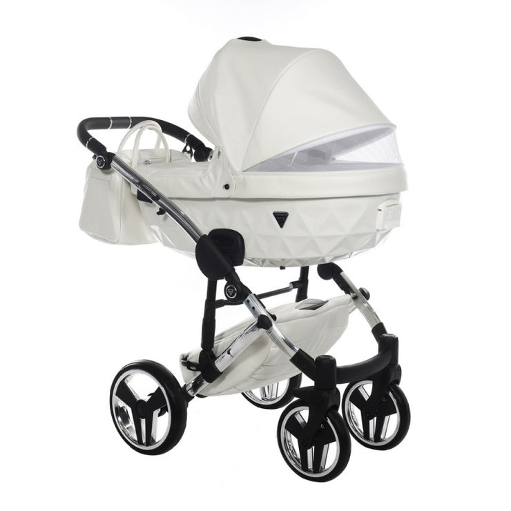 Poussette Junama Fluo Individual - Blanc /Argent