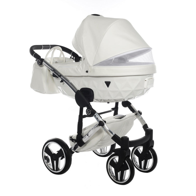 Poussette Junama Fluo Individual - Blanc /Argent