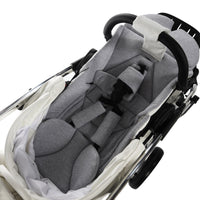 Poussette Junama Fluo Individual - Blanc /Argent