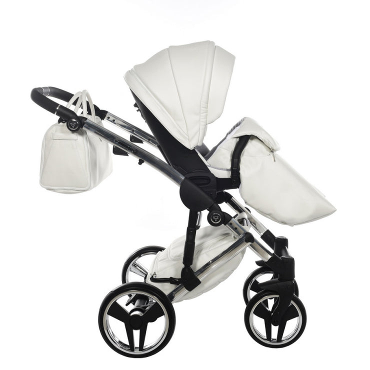 Poussette Junama Fluo Individual - Blanc /Argent