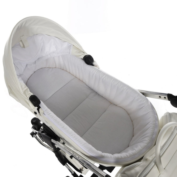 Poussette Junama Fluo Individual - Blanc /Argent