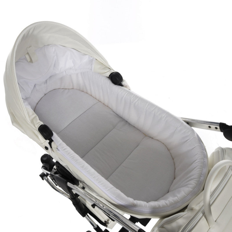 Poussette Junama Fluo Individual - Blanc /Argent