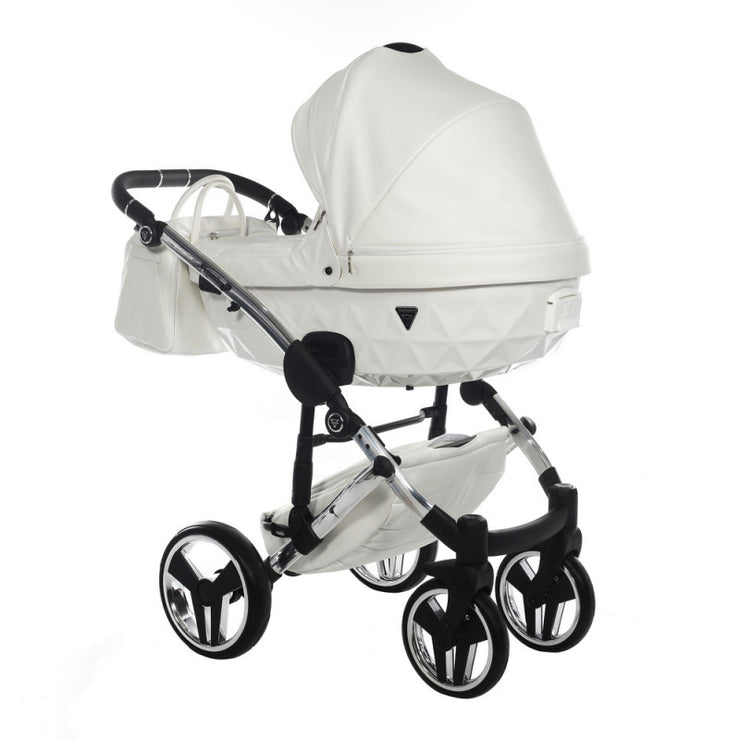 Poussette Junama Fluo Individual - Blanc /Argent