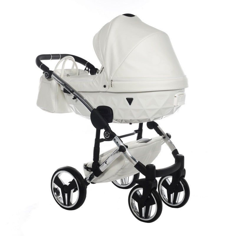 Poussette Junama Fluo Individual - Blanc /Argent