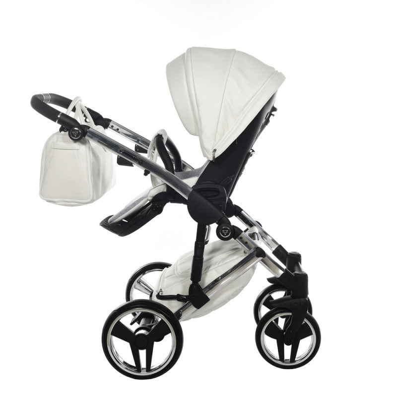 Poussette Junama Fluo Individual - Blanc /Argent
