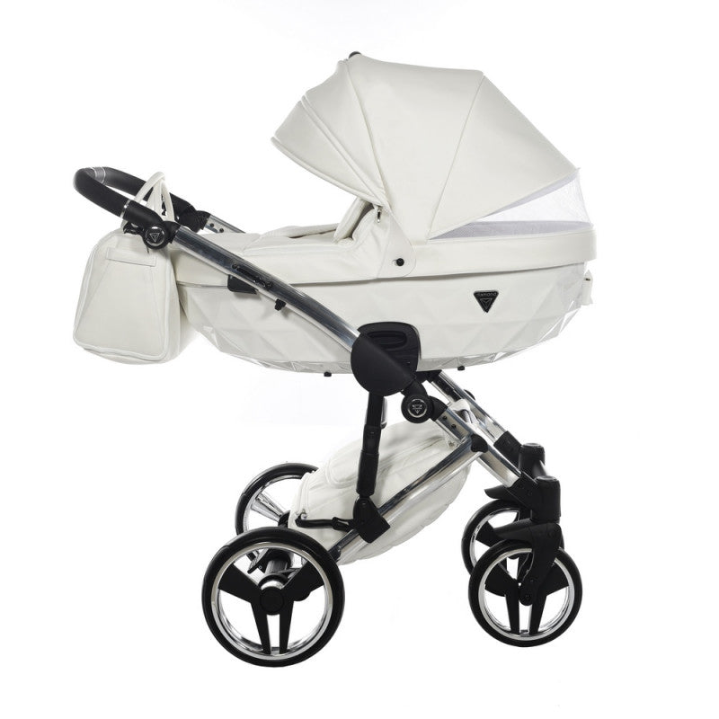 Poussette Junama Fluo Individual - Blanc /Argent