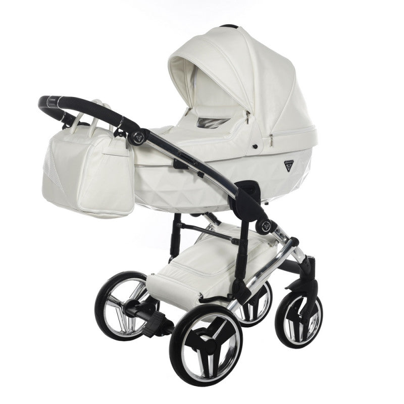 Poussette Junama Fluo Individual - Blanc /Argent