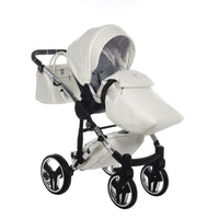 Poussette Junama Fluo Individual - Blanc /Argent