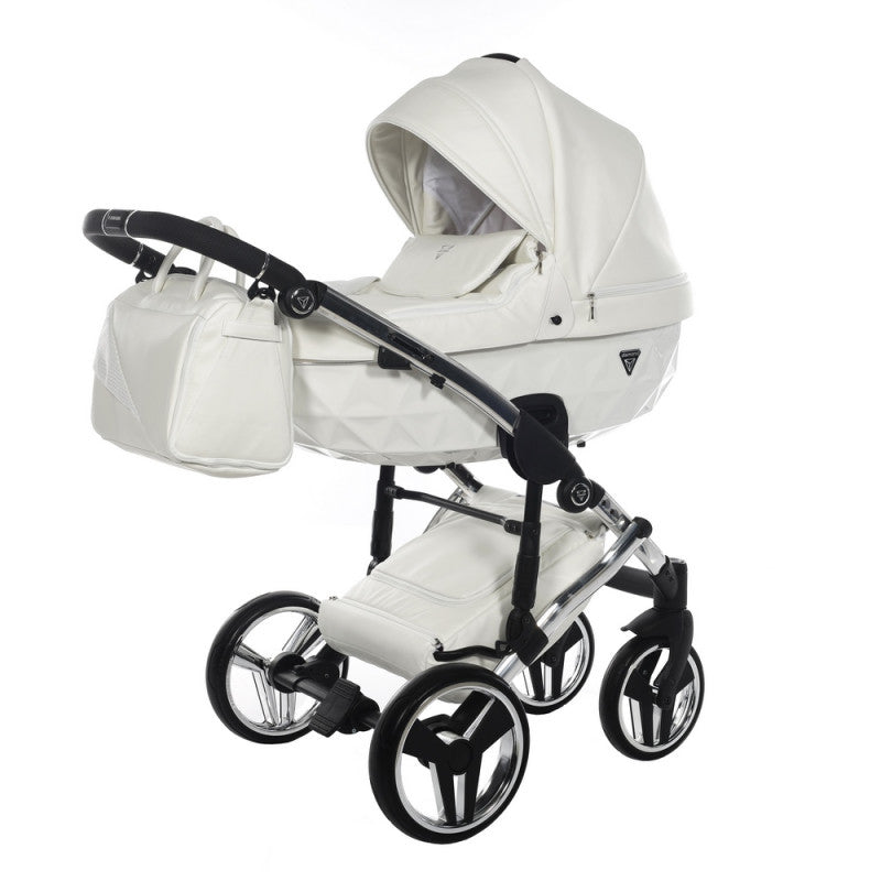 Poussette Junama Fluo Individual - Blanc /Argent