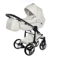 Poussette Junama Fluo Individual - Blanc /Argent