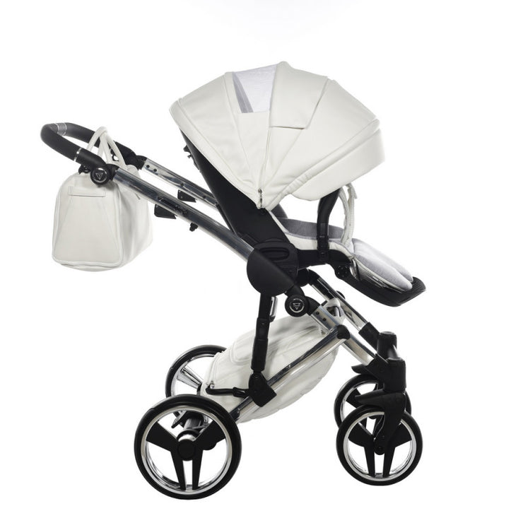 Poussette Junama Fluo Individual - Blanc /Argent