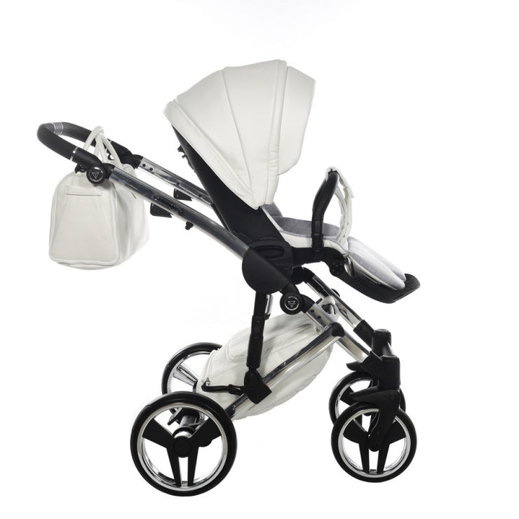 Poussette Junama Fluo Individual - Blanc /Argent