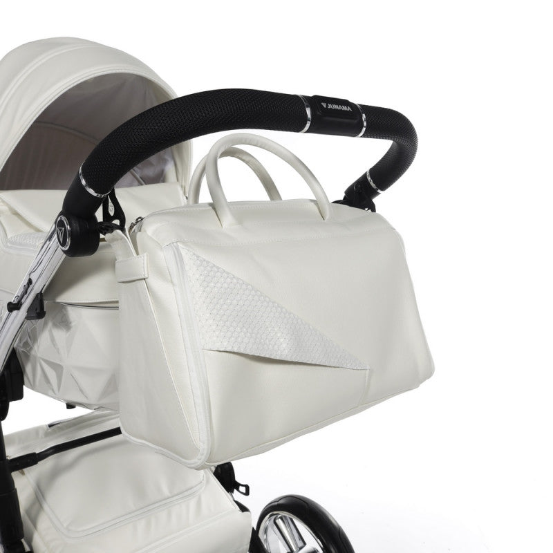 Poussette Junama Fluo Individual - Blanc /Argent