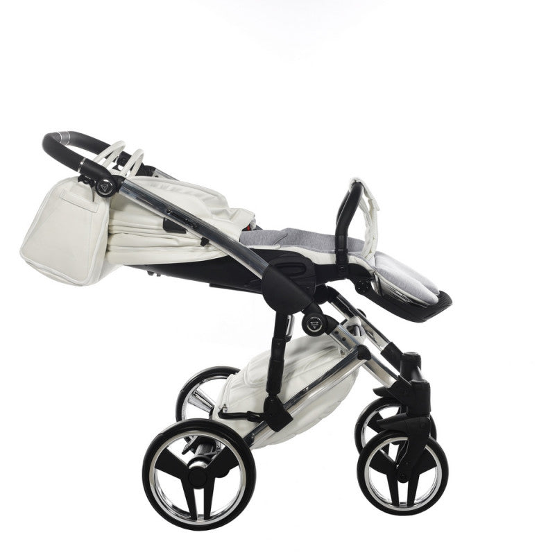 Poussette Junama Fluo Individual - Blanc /Argent
