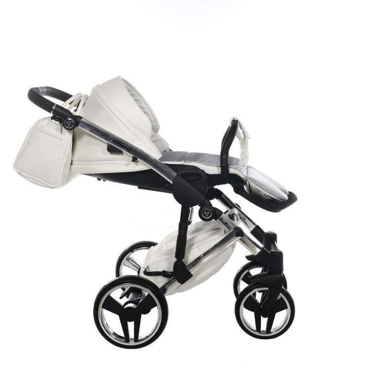 Poussette Junama Fluo Individual - Blanc /Argent