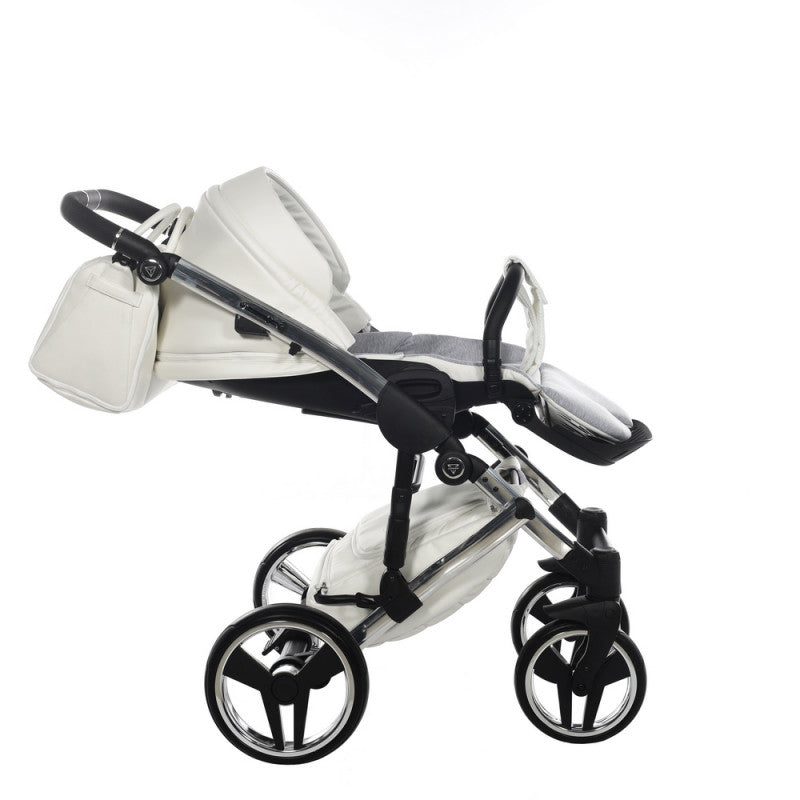 Poussette Junama Fluo Individual - Blanc /Argent