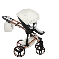 Poussette Junama Fluo Individual - Blanc / Rose Gold