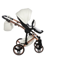 Poussette Junama Fluo Individual - Blanc / Rose Gold