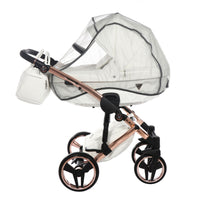 Poussette Junama Fluo Individual - Blanc / Rose Gold