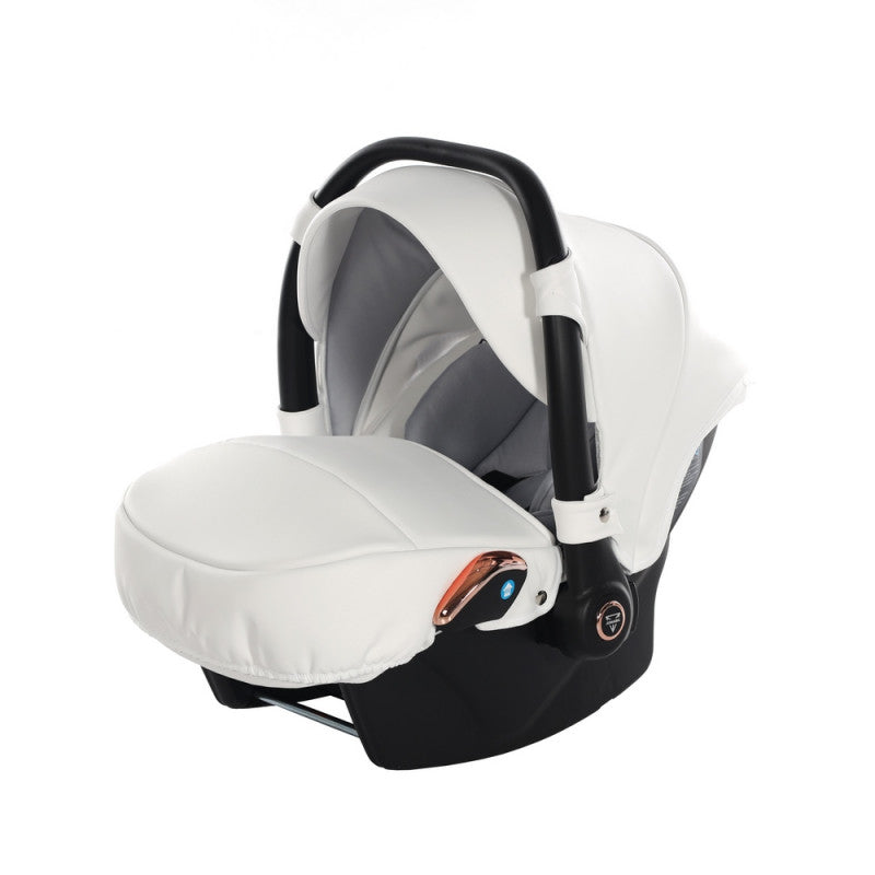 Poussette Junama Fluo Individual - Blanc / Rose Gold