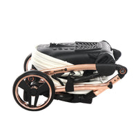 Poussette Junama Fluo Individual - Blanc / Rose Gold