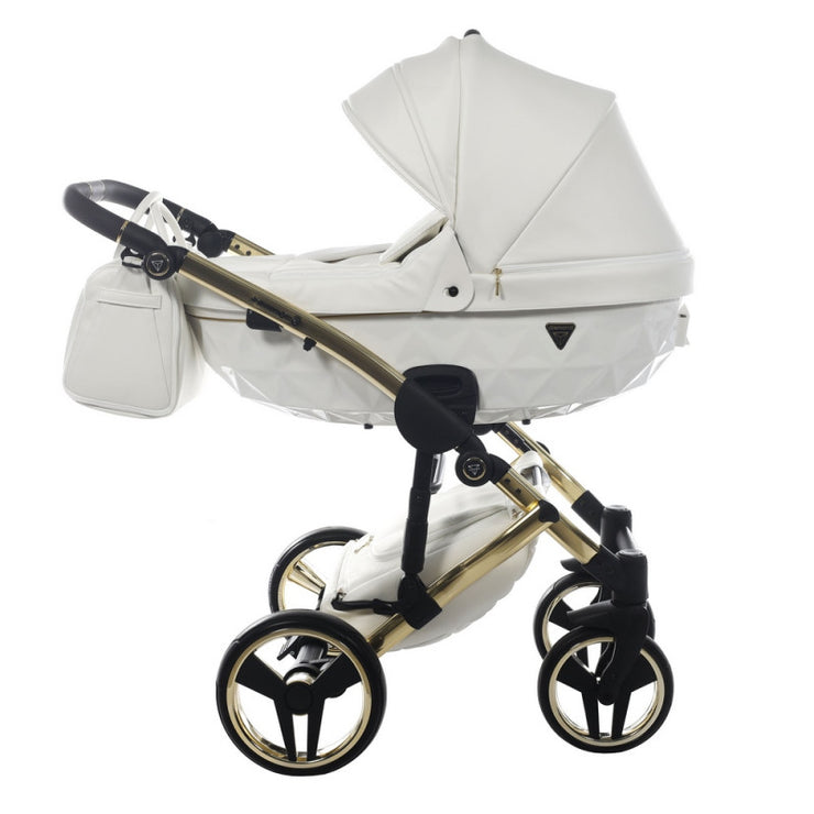 Poussette Junama Fluo Individual - Blanc / Or