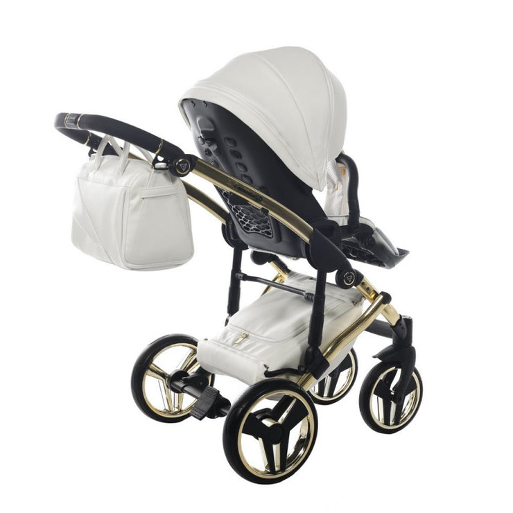 Poussette Junama Fluo Individual - Blanc / Or