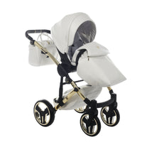 Poussette Junama Fluo Individual - Blanc / Or