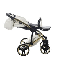 Poussette Junama Fluo Individual - Blanc / Or