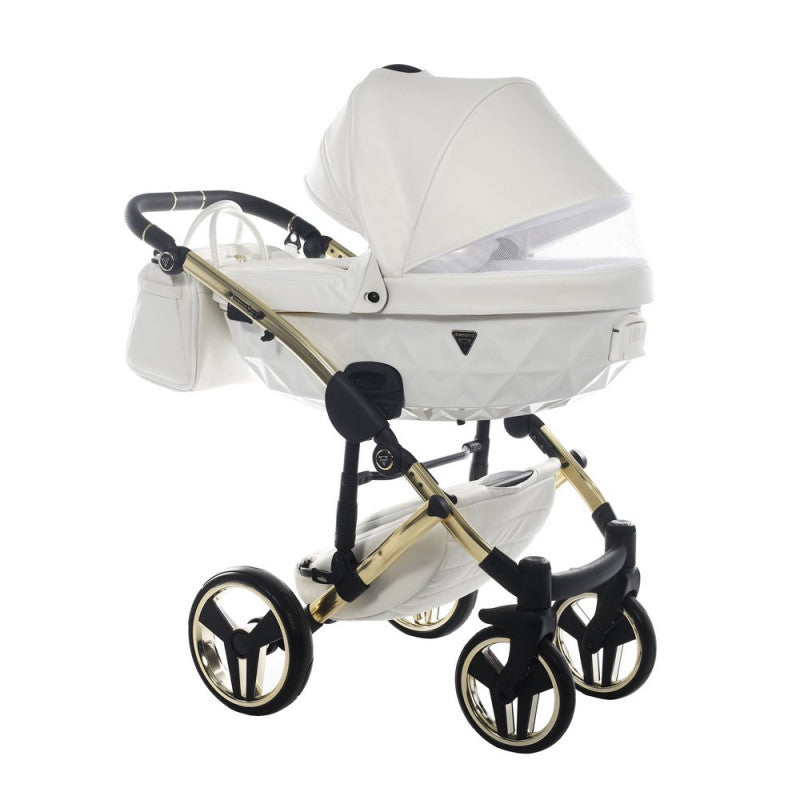 Poussette Junama Fluo Individual - Blanc / Or