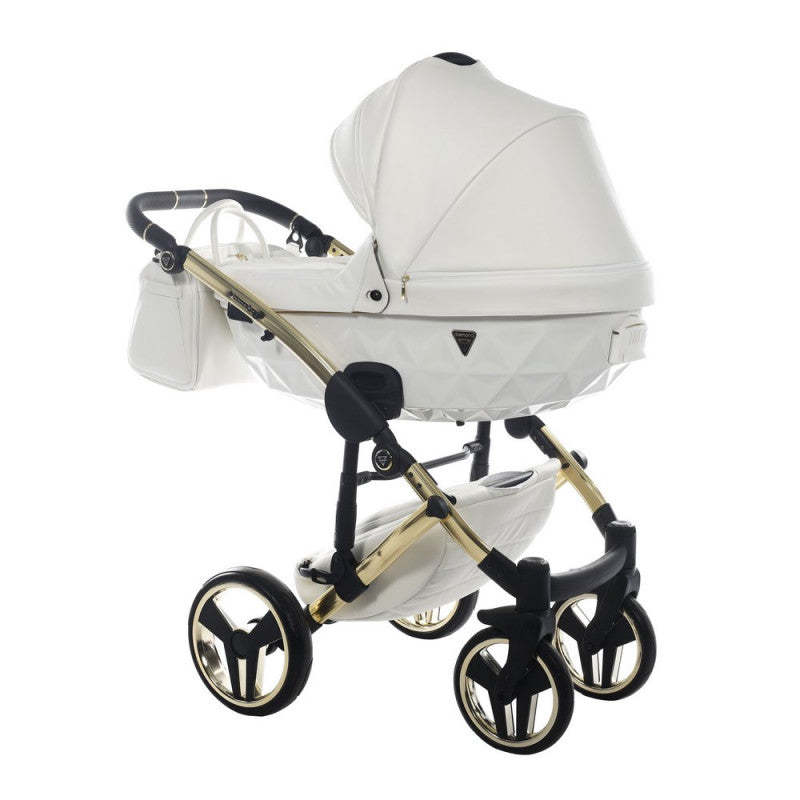 Poussette Junama Fluo Individual - Blanc / Or