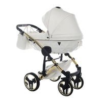 Poussette Junama Fluo Individual - Blanc / Or