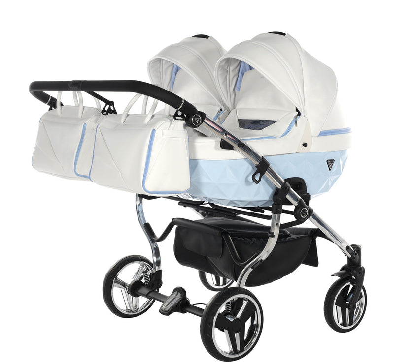 Poussette Double Junama Candy - Bleu - Mode Bébé Claye