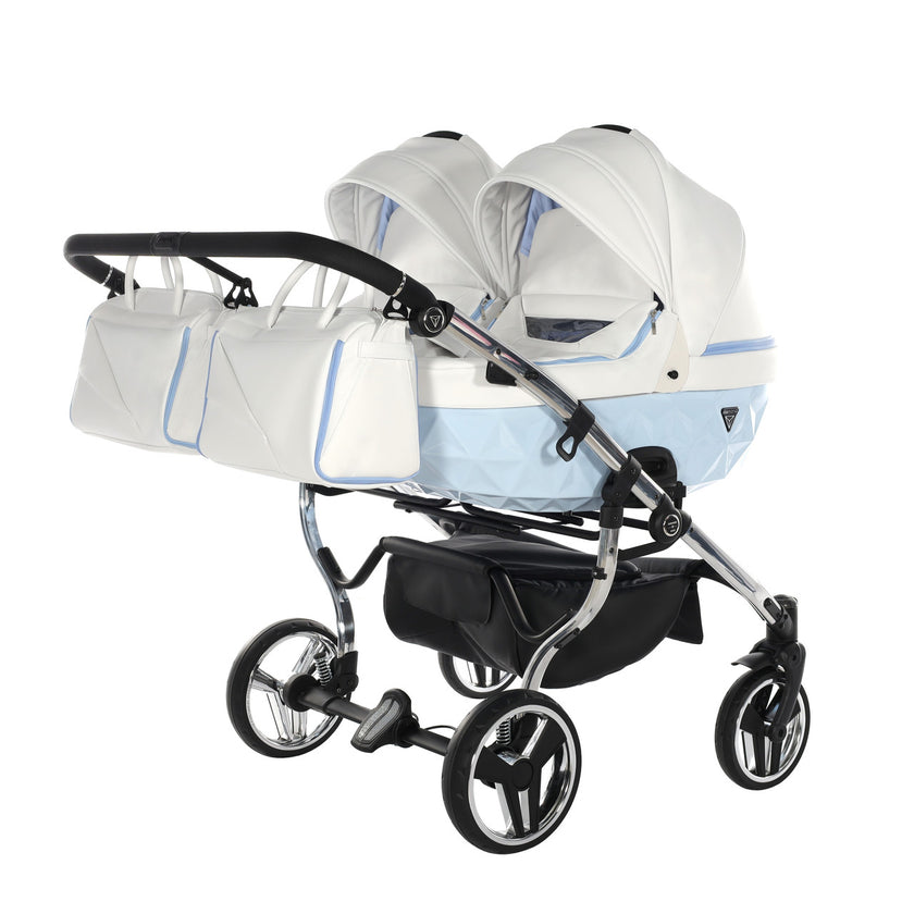 Poussette Double Junama Candy - Bleu - Mode Bébé Claye