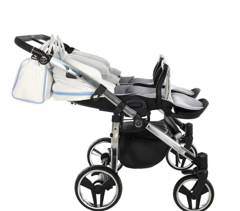 Poussette Double Junama Candy - Bleu - Mode Bébé Claye