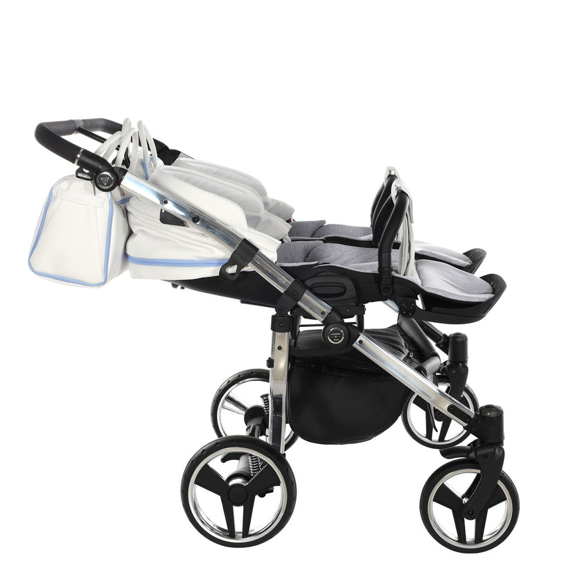 Poussette Double Junama Candy - Bleu - Mode Bébé Claye