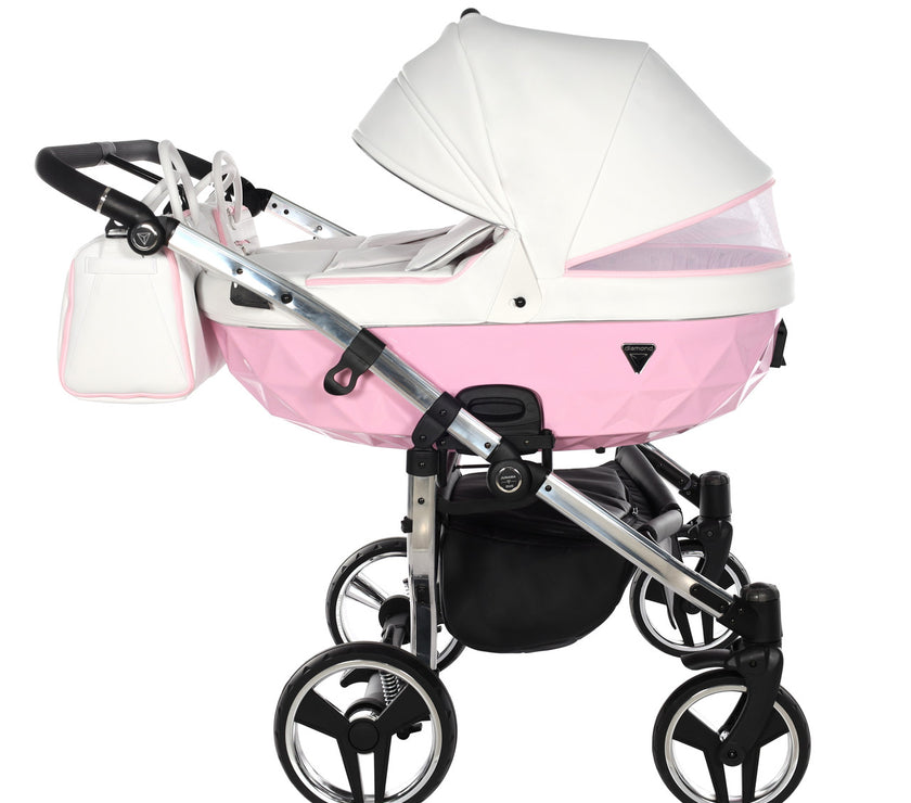 Poussette Double Junama Candy - Rose - Mode Bébé Claye
