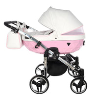 Poussette Double Junama Candy - Rose - Mode Bébé Claye