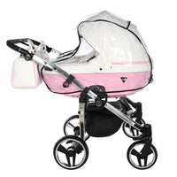 Poussette Double Junama Candy - Rose - Mode Bébé Claye