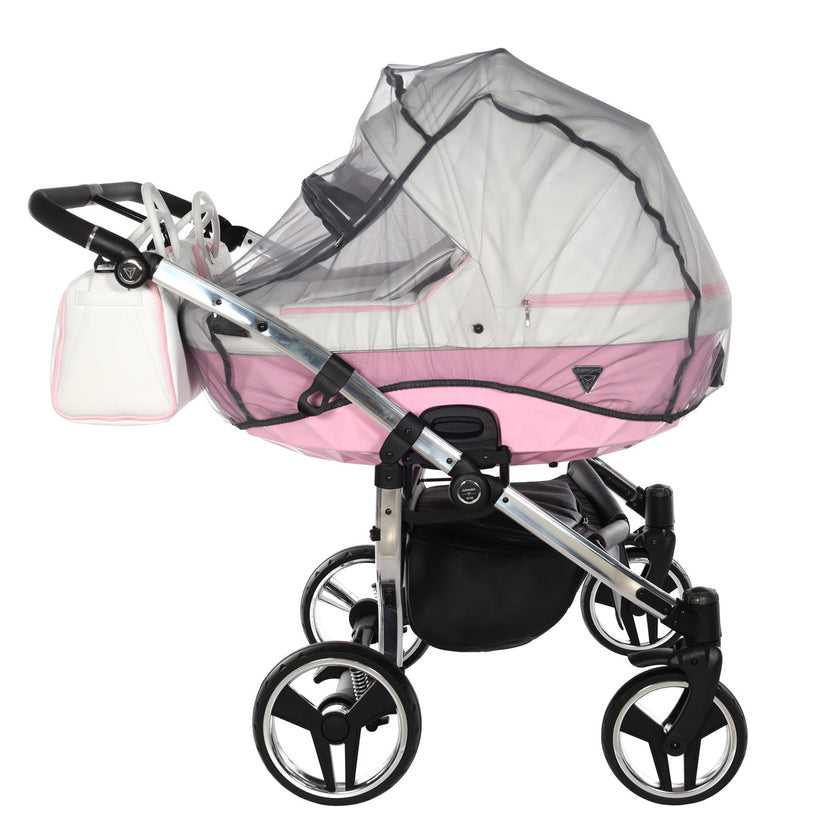 Poussette Double Junama Candy - Rose - Mode Bébé Claye