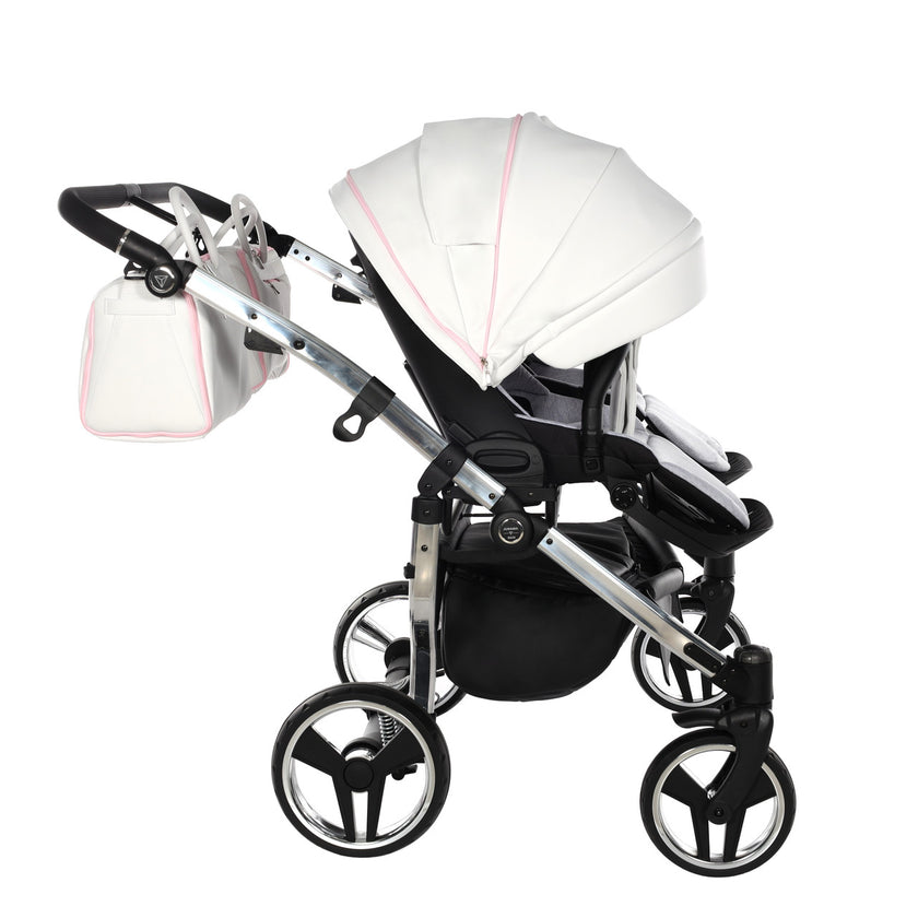 Poussette Double Junama Candy - Rose - Mode Bébé Claye