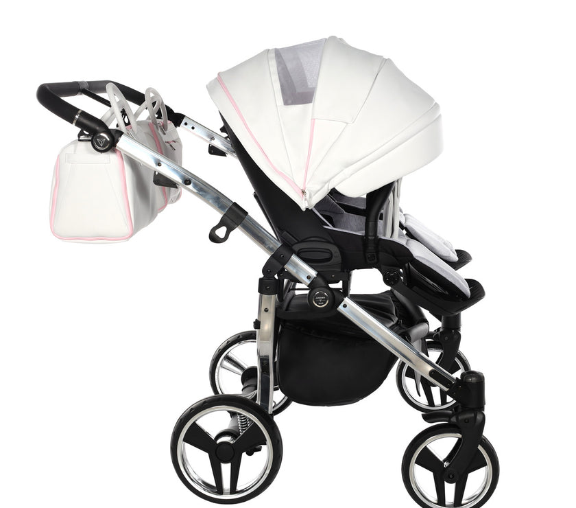 Poussette Double Junama Candy - Rose - Mode Bébé Claye